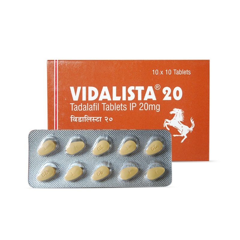 犀利士學名藥 Vidalista 20mg 10顆裝｜長效36小時他達拉非，CP值超越原廠