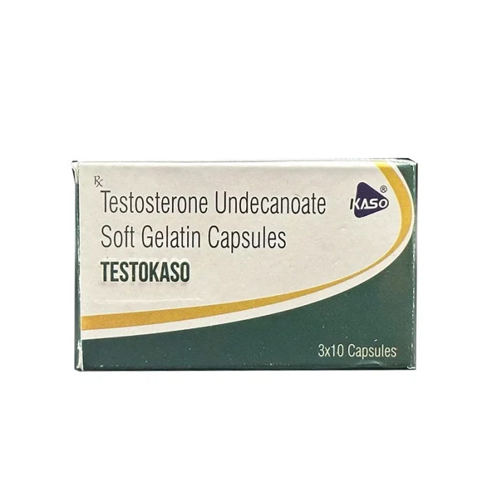 Testokaso 40mg 十一酸睪固酮素軟膠囊 30粒裝 — 口服睪酮補充,全面提升男性性功能與體能表現